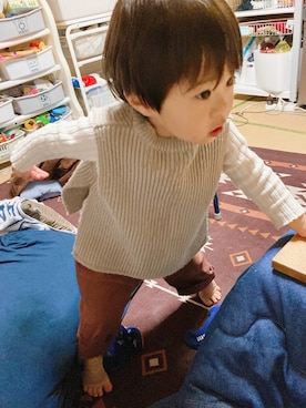 ぺこ米さん(キッズ・80cm)の春コーディネート