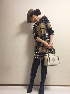 「tocco（トッコ）のアイテム（ワンピース/ドレス）」を使った、kaorinnさん（レディース・158cm）の冬コーディネート