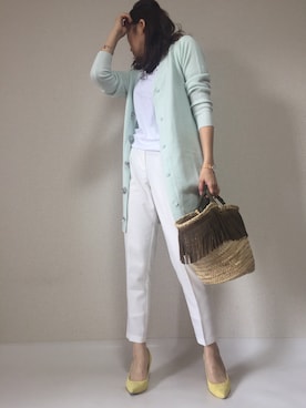 「tocco（トッコ）のアイテム（トップス）」を使った、kaorinnさん（レディース・158cm）の春コーディネート