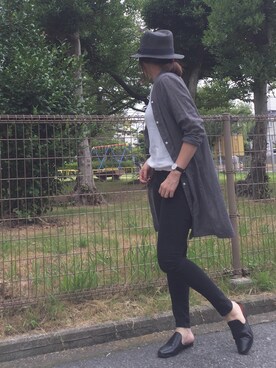 「JOAMOM（ジョアマン）のアイテム」を使った、kaorinnさん（レディース・158cm）の秋コーディネート