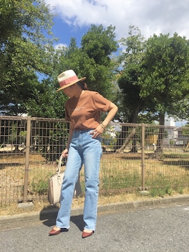 「SHOWROOM（ショールーム）のアイテム」を使った、kaorinnさん（レディース・158cm）の秋コーディネート