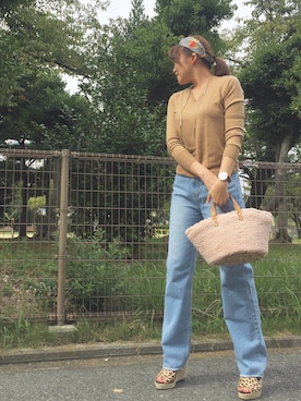 「SHOWROOM（ショールーム）のアイテム」を使った、kaorinnさん（レディース・158cm）の秋コーディネート