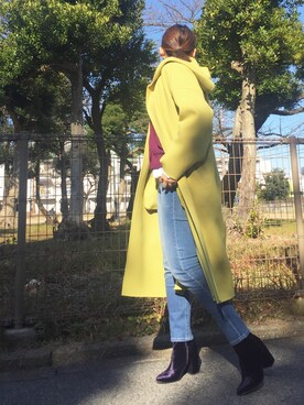 「STUNNING LURE（スタニングルアー）のアイテム（その他アウター）」を使った、kaorinnさん（レディース・158cm）の冬コーディネート