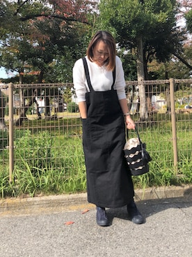 「JOAMOM（ジョアマン）のアイテム」を使った、kaorinnさん（レディース・158cm）の冬コーディネート