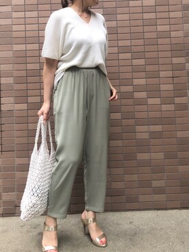 kaorinnさん(レディース・158cm)の夏コーディネート