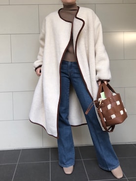 「Sweet Camel（スウィートキャメル）のアイテム」を使った、kaorinnさん（レディース・158cm）の冬コーディネート