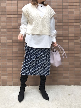 kaorinnさん（レディース・158cm）の冬コーディネート