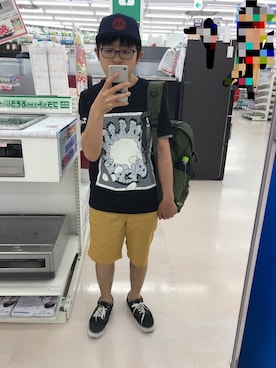 「Alpha Industries（アルファインダストリーズ）のアイテム（バッグ）」を使った、 ucさん（メンズ・159cm）の春コーディネート