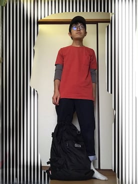 「しまむら（シマムラ）のアイテム（キャップ）」を使った、 ucさん（メンズ・159cm）の秋コーディネート