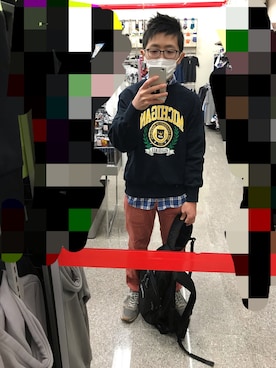 「コロナに負けない」｜「アイテム（スウェット）」を使った、 ucさん（メンズ・159cm）の春コーディネート