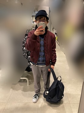 FRさん（メンズ・159cm）の冬コーディネート