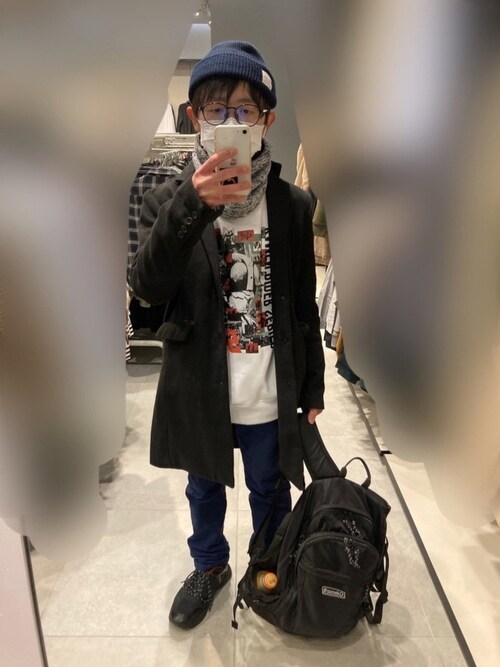 Gu ジーユー のネックウォーマー スヌードを使ったメンズ人気ファッションコーディネート Ijmedph