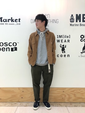 「SMITH'S（スミス）のアイテム（ジャケット/アウター）」を使った、こまかずさん（メンズ・170cm）の秋コーディネート