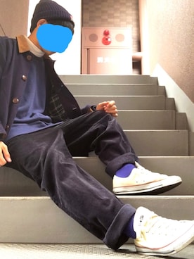 「temptation（テンプテーション）のアイテム（その他アウター）」を使った、たなまささん（メンズ・171cm）の冬コーディネート