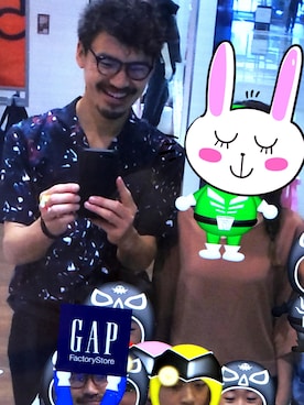 「GAP（ギャップ）のアイテム（その他）」を使った、Toshiyuki Yoneiさん（メンズ・178cm）の秋コーディネート