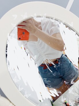 「UNIQUE（ユニーク）のアイテム（パンツ）」を使った、tanningさん（レディース・168cm）の夏コーディネート