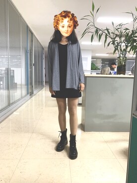 「UNIQUE（ユニーク）のアイテム（ジャケット/アウター）」を使った、tanningさん（レディース・168cm）の秋コーディネート