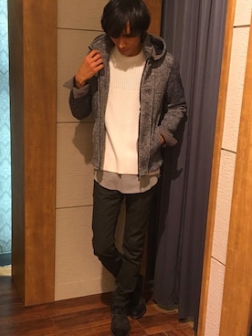 Suguru Yoshizakiさん(メンズ・178cm)の冬コーディネート