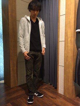 Suguru Yoshizakiさん（メンズ・178cm）の冬コーディネート