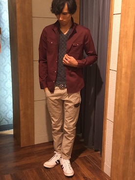 Suguru Yoshizakiさん(メンズ・178cm)の冬コーディネート