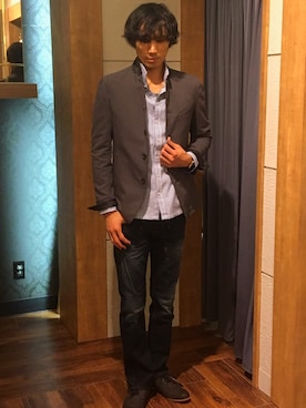 Suguru Yoshizakiさん(メンズ・178cm)の冬コーディネート