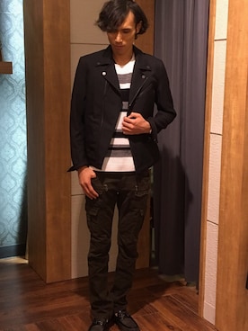 Suguru Yoshizakiさん(メンズ・178cm)の春コーディネート