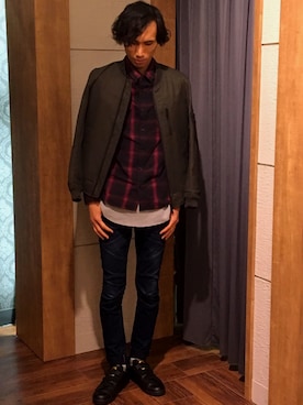 Suguru Yoshizakiさん（メンズ・178cm）の春コーディネート