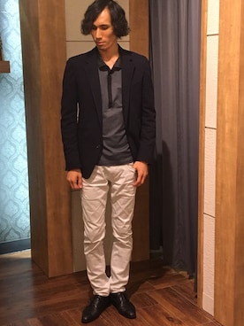 Suguru Yoshizakiさん（メンズ・178cm）の夏コーディネート