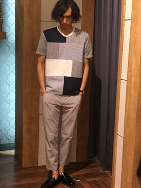 Suguru Yoshizakiさん(メンズ・178cm)の夏コーディネート