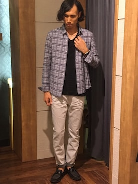 Suguru Yoshizakiさん（メンズ・178cm）の夏コーディネート