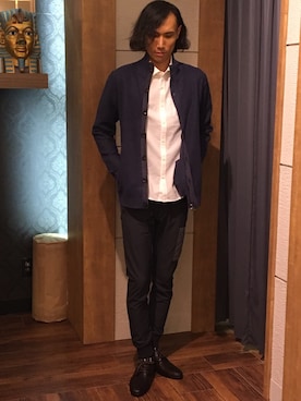 Suguru Yoshizakiさん（メンズ・178cm）の秋コーディネート