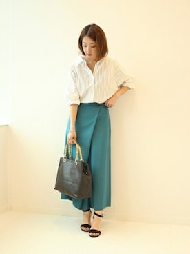 「Carol J.（キャロルジェイ）のアイテム」を使った、yumiさん（レディース・158cm）の秋コーディネート