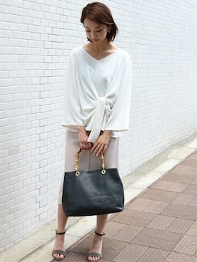 「Carol J.（キャロルジェイ）のアイテム」を使った、yumiさん（レディース・158cm）の秋コーディネート