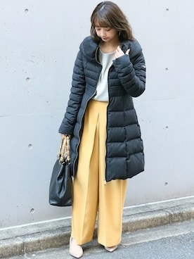 「TATRAS」｜「アイテム（パンプス）」を使った、yumiさん（レディース・158cm）の秋コーディネート