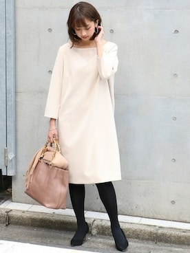 「Carol J.（キャロルジェイ）のアイテム」を使った、yumiさん（レディース・158cm）の秋コーディネート