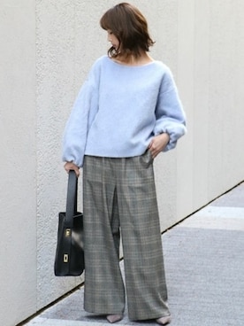 ラングヘアシャギーワイドスリーブプルオーバー◇を使ったショップ