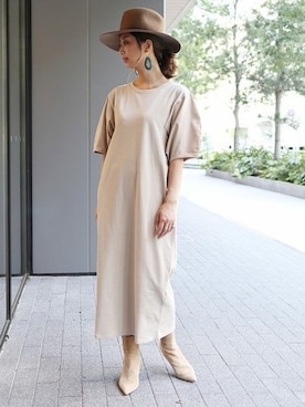 「STAIR（ステア）のアイテム」を使った、yumiさん（レディース・158cm）の夏コーディネート