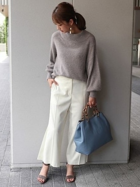 「Carol J.（キャロルジェイ）のアイテム」を使った、yumiさん（レディース・158cm）の秋コーディネート