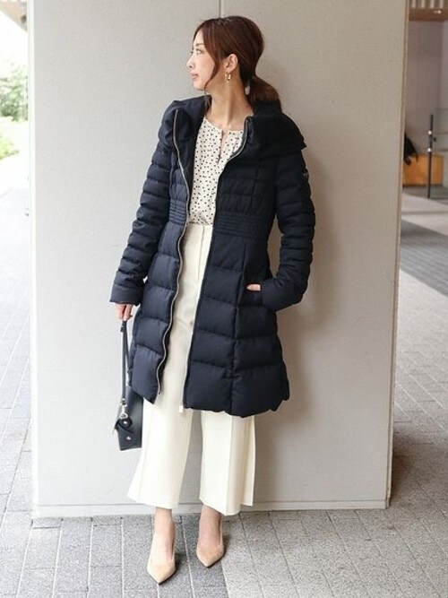 NOBLE◆長袖ブラウス/--/ナイロン/BLK/24-051-240-1210-2-0 ビッグカラーブラウス ブラウス 長袖[品番：GW000004647