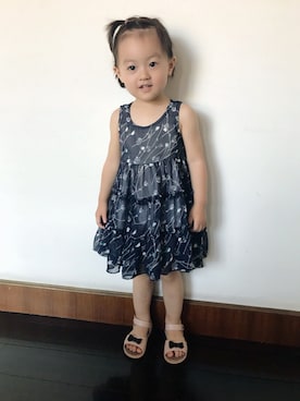 「90cm」｜「アイテム（その他）」を使った、NANAଘ(੭ˊ꒳ ˋ)੭✧さん（キッズ・90cm）の夏コーディネート