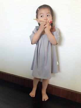 「90cm」｜「アイテム（その他）」を使った、NANAଘ(੭ˊ꒳ ˋ)੭✧さん（キッズ・90cm）の秋コーディネート
