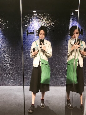 「TRAN泉（トラン）のアイテム（ジャケット/アウター）」を使った、kaicinjouさん（レディース・165cm）の冬コーディネート