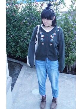 「カメラ女子」｜「アイテム（その他）」を使った、asako*さん（レディース・158cm）の秋コーディネート