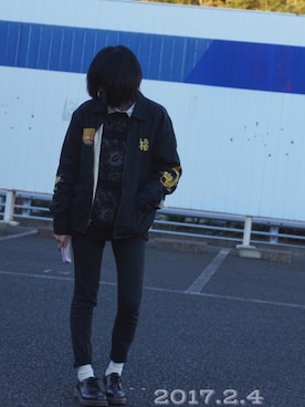 「テーラー東洋」｜「アイテム（その他）」を使った、asako*さん（レディース・158cm）の冬コーディネート