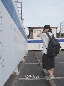 「グラニフ」｜「アイテム（その他）」を使った、asako*さん（レディース・158cm）の春コーディネート