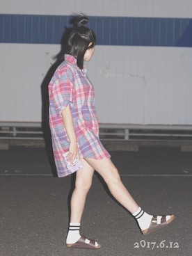 「RALPH LAUREN（ラルフ ローレン）のアイテム（シャツ/ブラウス、その他）」を使った、asako*さん（レディース・158cm）の夏コーディネート