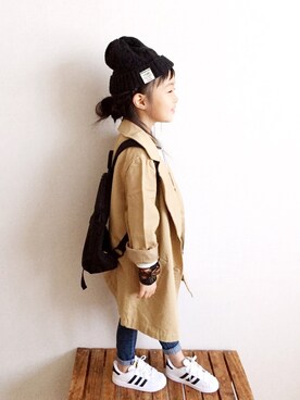 チェスターコートを使った 韓国子供服 の人気ファッションコーディネート Wear