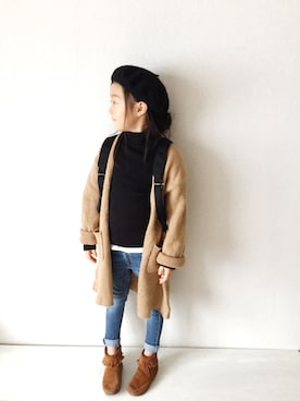 miyuuu.さん(キッズ・110cm)の冬コーディネート