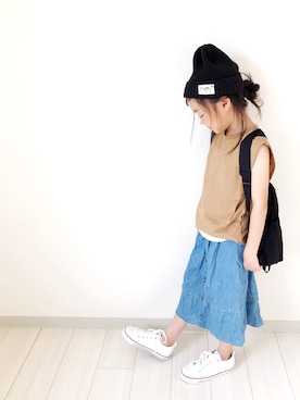 miyuuu.さん（キッズ・110cm）の夏コーディネート