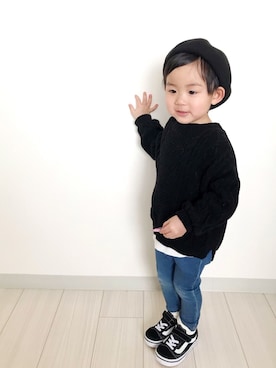 miyuuu.さん（キッズ・90cm）の春コーディネート